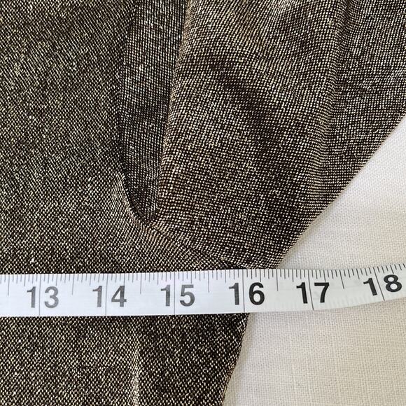 LIKELY Freya Gold Glitter Top Size M - Picture 6 of 8